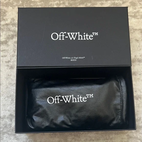 Off-White Blue Square Sunglasses